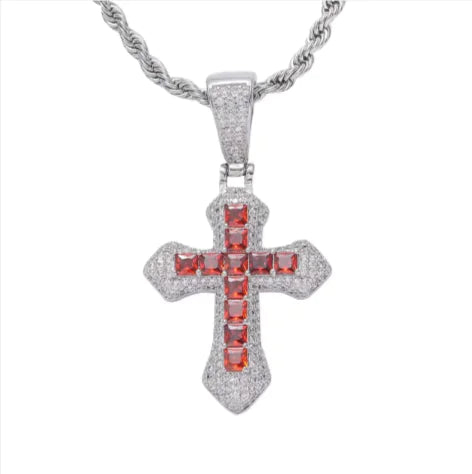 Chic Geometric Cross Necklace